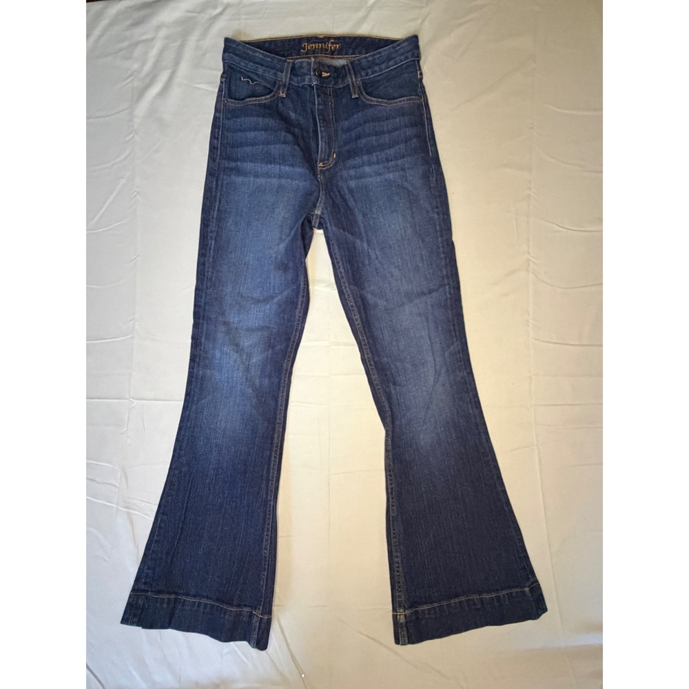 Kimes Ranch Jennifer Flare Jeans Women 6/30 Dark Wash Excellent High Rise USA